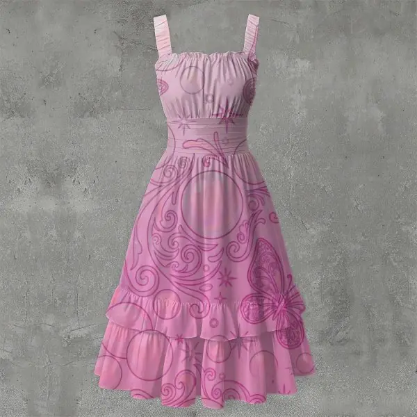 "Bubble Fairy" Women‘s Ruffle Hem Dress | Polyester