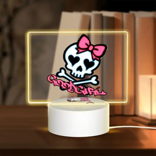 "Good Girl" Rectangular Acrylic Night Light