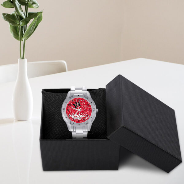 Infamous Apparel “Red Bandana Face” Stainless Steel Watch